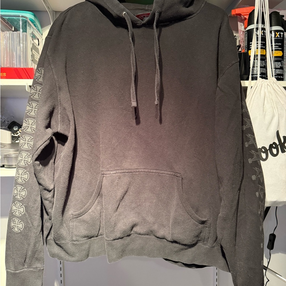 Thrasher Black Sweatshirt Hoodie Casual Cotton Blend